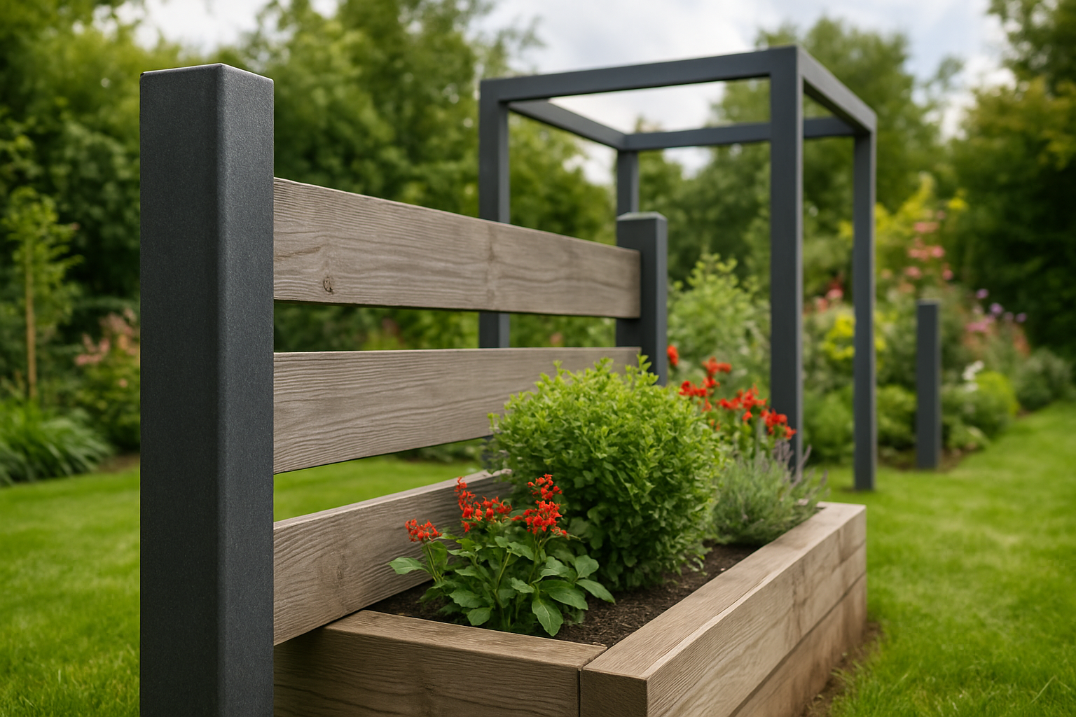 De voordelen van kunststof tuinpalen voor duurzame tuininrichting